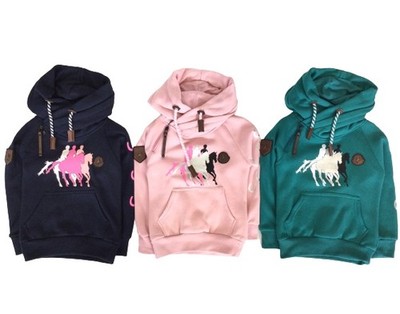 Kinder Hoodie Squared and Cubed Pferde Kapuzenpulli MT260