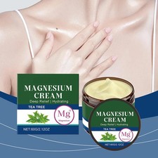 Magnesium Soothing Cream For sleep, Daily Relaxation Hydrating Support, F7A2