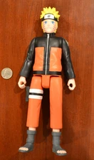 NARUTO SHIPPUDEN UZUMAKI RUZ FIGURA ARTICULADA RUZ MEXICO 11-12" ORANGE BLACK
