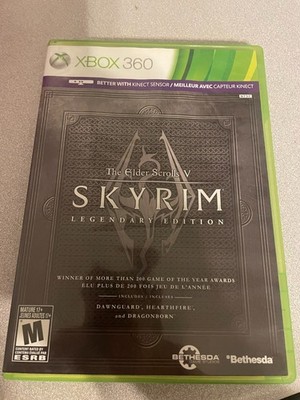 XBox 360 The Elder Scrolls V : Skyrim Legendary edition game ( free ship to cdn