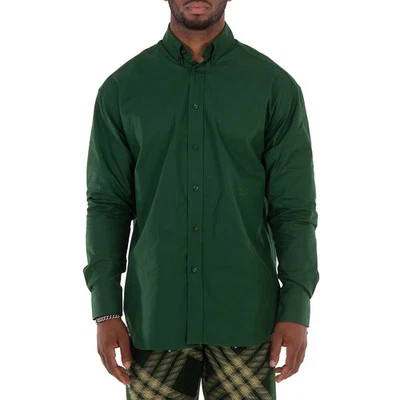 Burberry Equestrian Knight Embroiered Cotton Shirt - Image 1 of 4