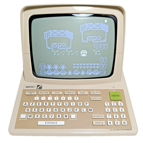 Minitel La Radiotechnique 9NFZ300/2 Series Terminal (1986) - überholt Videotex BBS - Bild 17 von 24
