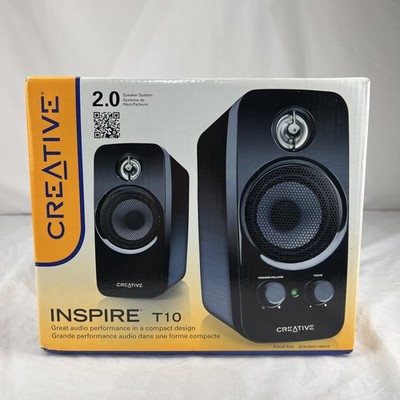 Creative Labs Inspire T10 E/F - Black 2.0 Speaker System