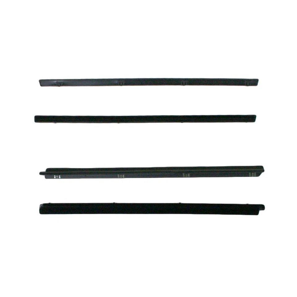 Rubber Weatherstrip Seal Kit Set For Full Doors for 87-95 Jeep Wrangler 13 Piece - Image 2 of 4