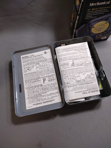 Intermatic T101 Mechanische Zeitschaltuhr 24 Stunden Zifferblatt Timer für Pool Garten 120V - Bild 8 von 19