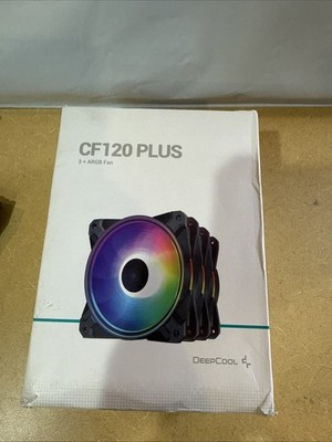 DEEPCOOL CF 120 PLUS (3 in 1) Addressable RGB Halo Ring PWM Fan 