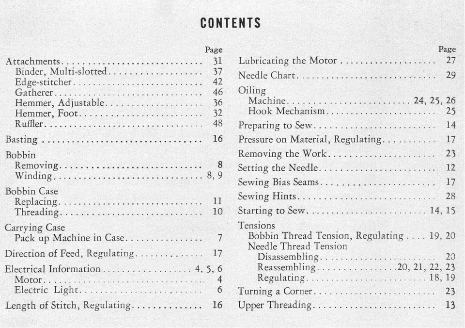 Singer Featherweight 221 221-1 Máquina de Coser Manual Propietario Peso Pluma Foto 4 de 4