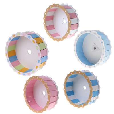 Hamster Running Wheel Pet Exercise Toys Roller Diy Silent Colorful