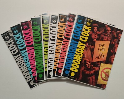 Doomsday Clock #1-10 (2 3 4 5 6 7 8 9) Variant Set DC 2020 KEY 1st App Rorschach