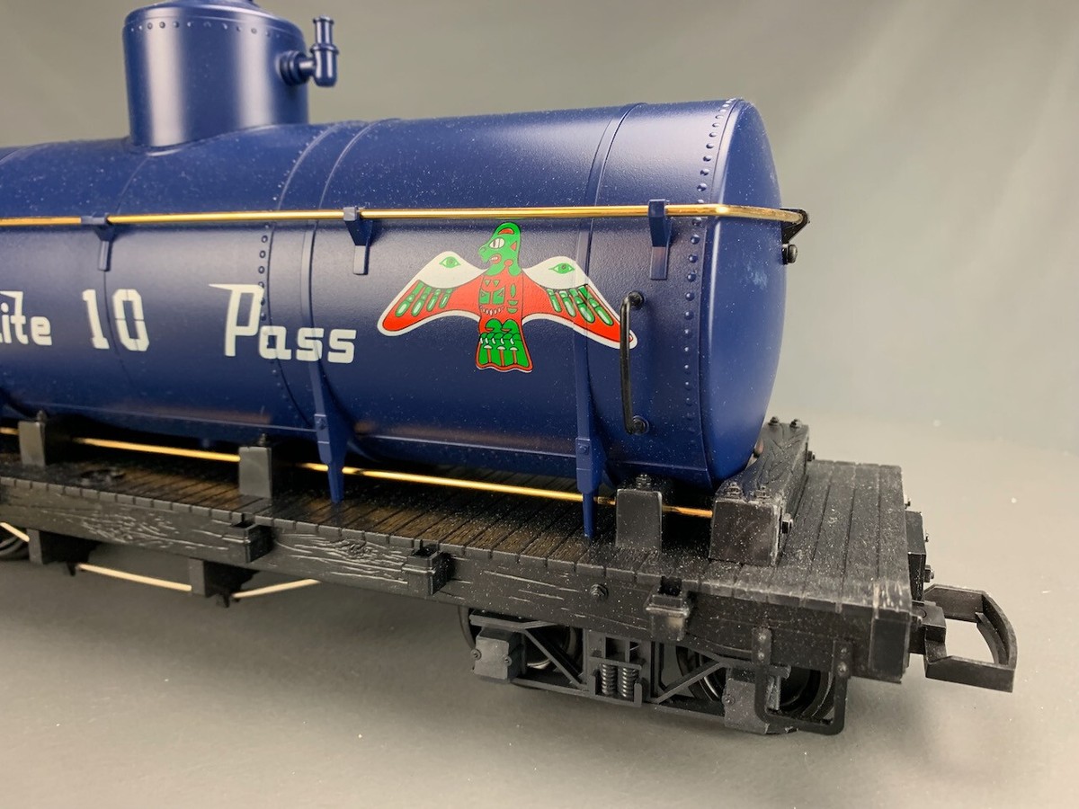 shaoshao 　LGBタンク G Scale LGB 4080-W 01 White Pass & Yukon Single Dome Tank Car