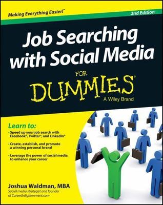 Job Searching with Social Media F- paperback, Joshua Waldman, 9781118678565, new