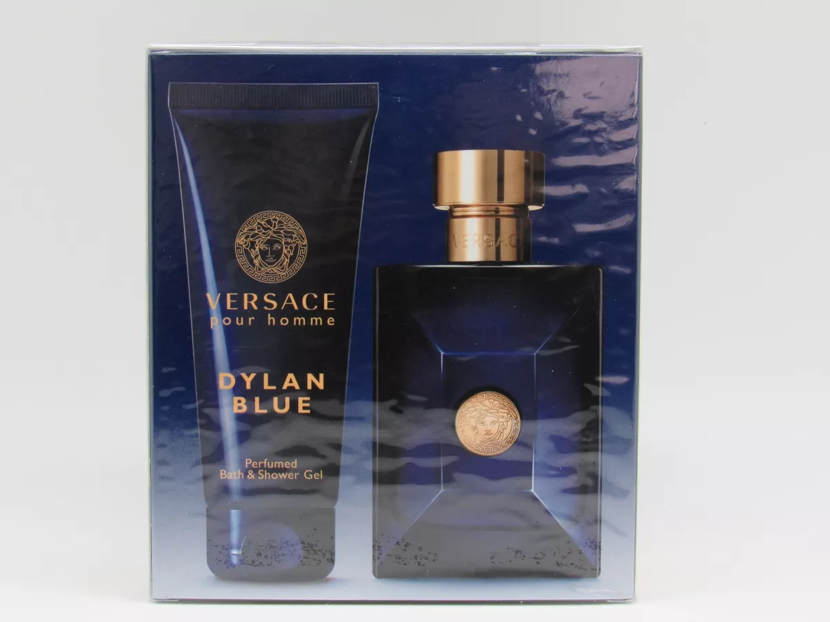 Versace Dylan Blue Travel Set (3.4 oz EDT Cologne + 3.4 oz Bath & Shower  Gel)