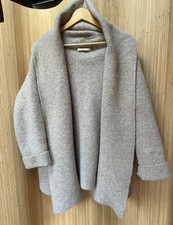Lauren Manoogian Double Faced Coat In Clay Size 1 Wool Alpaca Blend