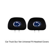 New Team ProMark NCAA Penn State Nittany Lion Head Rest Covers For Car Truck Suv