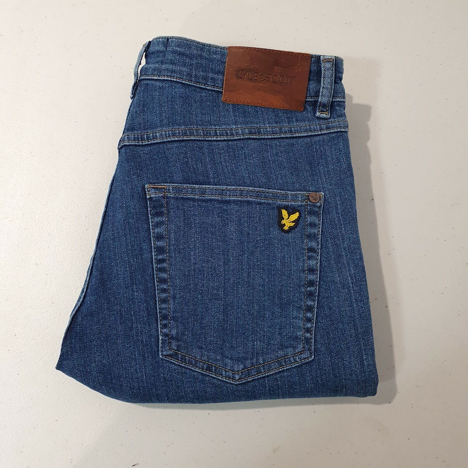 Lyle \u0026 Scott Mens Slim Fit Mens Jeans 