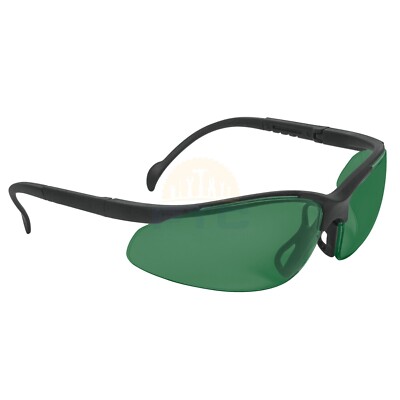 Truper LEDE-S5 Vision Green Safety Glasses