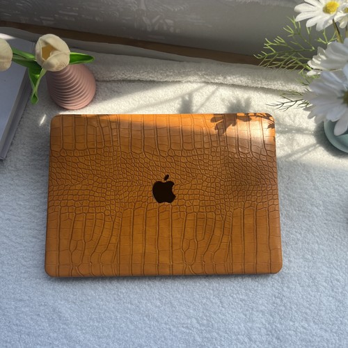 Crocodile PU Leather Shell Case For Macbook M3 M4 Air 13 15 Pro 14 16 11 12 inch - 第 11/13 張圖片