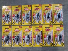 Lot of 36 Berkley Flicker Shad Crankbaits Size 5 - Glow Redhead Bones Lightning