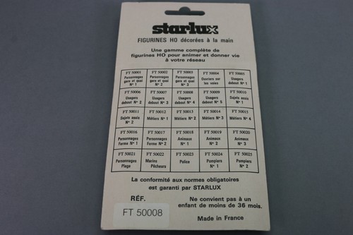 ZA630 STARLUX Train Figurine Ho FT50008 Usagers debout n° 4 - Picture 2 of 2
