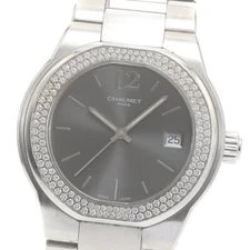 Chaumet Stilldu Chaumet 098199-14A diamond bezel date Quartz Men's_850263