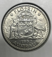 Australian 1962 FLORIN UNC