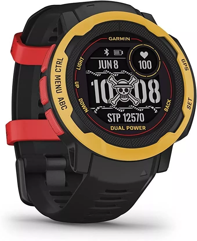 GARMIN Instinct 2 Dual Power ONE PIECE Luffy Model GPS Smartwatch