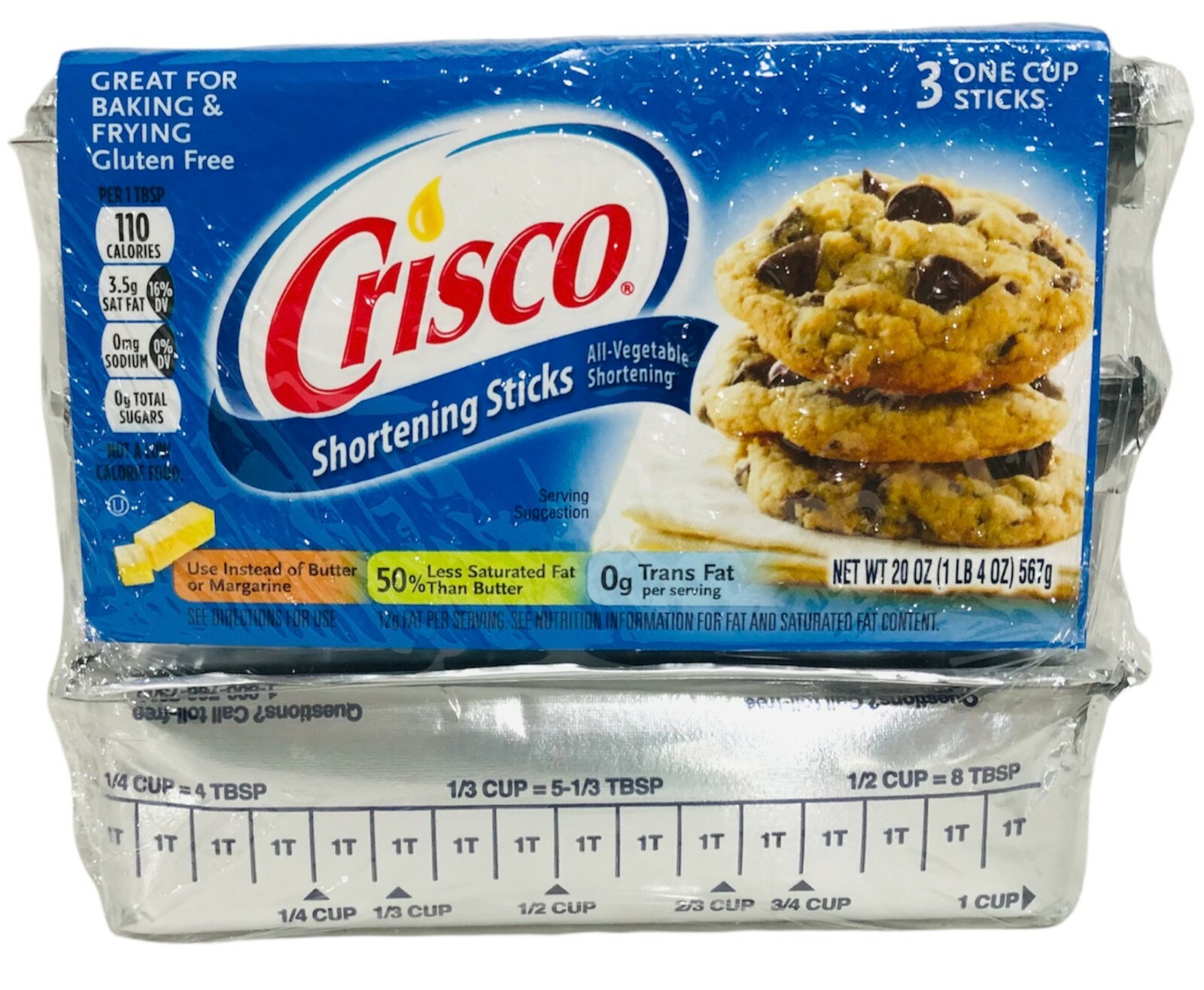 Crisco All Vegetable Shortening Sticks 3 pack 20 oz eBay