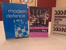 Lot of 3 Pirc Modern Chess Opening Books: John Nunn, Jon Speelman, David Norwood
