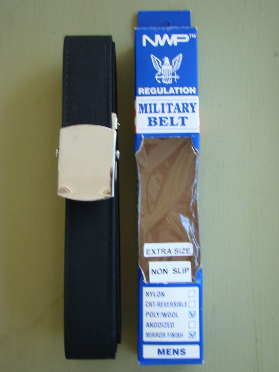 USN US NAVY ALL RANKS RATES E1-E6 ENLISTED MANS BLACK BELT WITH