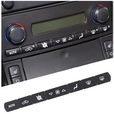 Dash A/C Climate Control Button Cover Repair Decals Trim For Corvette c6 2005-13
