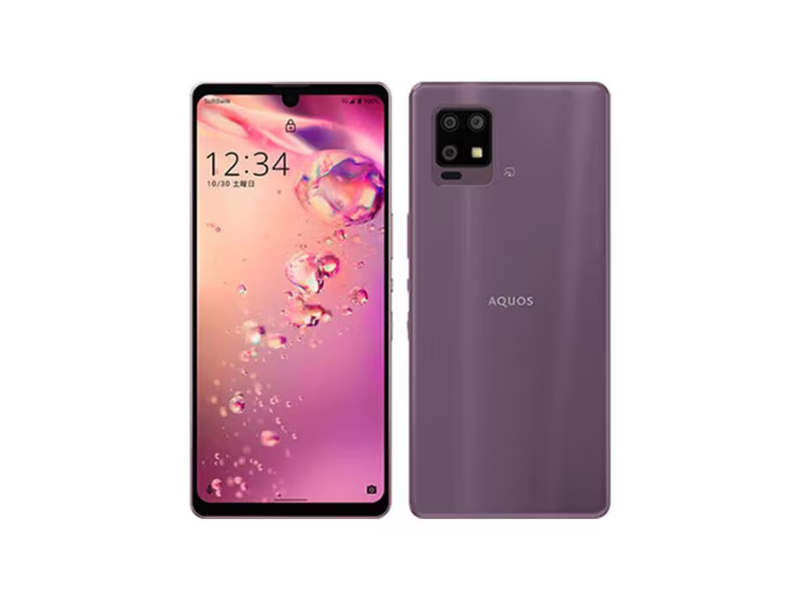 SHARP AQUOS zero6 A102SH Purple ROM 128GB/RAM 8GB Android Unlocked