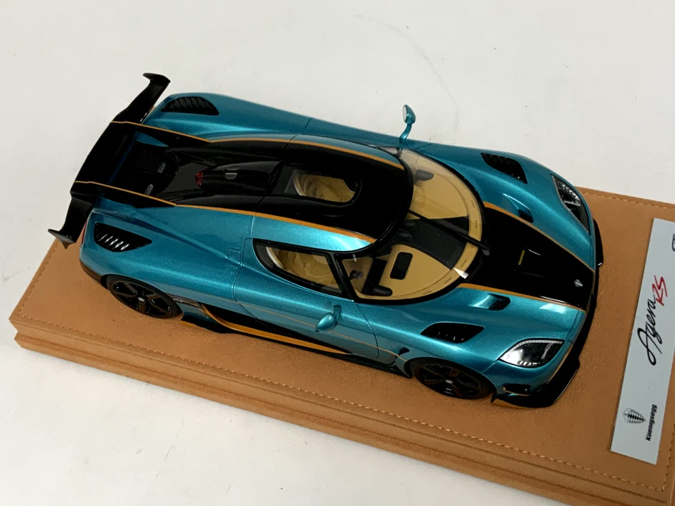 1/18 GT Spirit Koenigsegg Agera RSR 蓝色 2016 年定制 GT390。 AB228 — 第 2/4 张图片