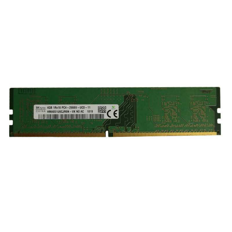 SK Hynix 4GB DDR4 1Rx16 PC4-2666V-UC0-11 HMA851U6CJR6N-VK N0 SK Hynix 4GB DDR4 1Rx16 PC4-2666V-UC0-11 HMA851U6CJR6N-VK N0