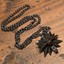 Witcher-III-Wild-Hunt-Medaillon-mit-Kette-LED-Leuchtfunktion-Wolf-J-NX Indexbild 5