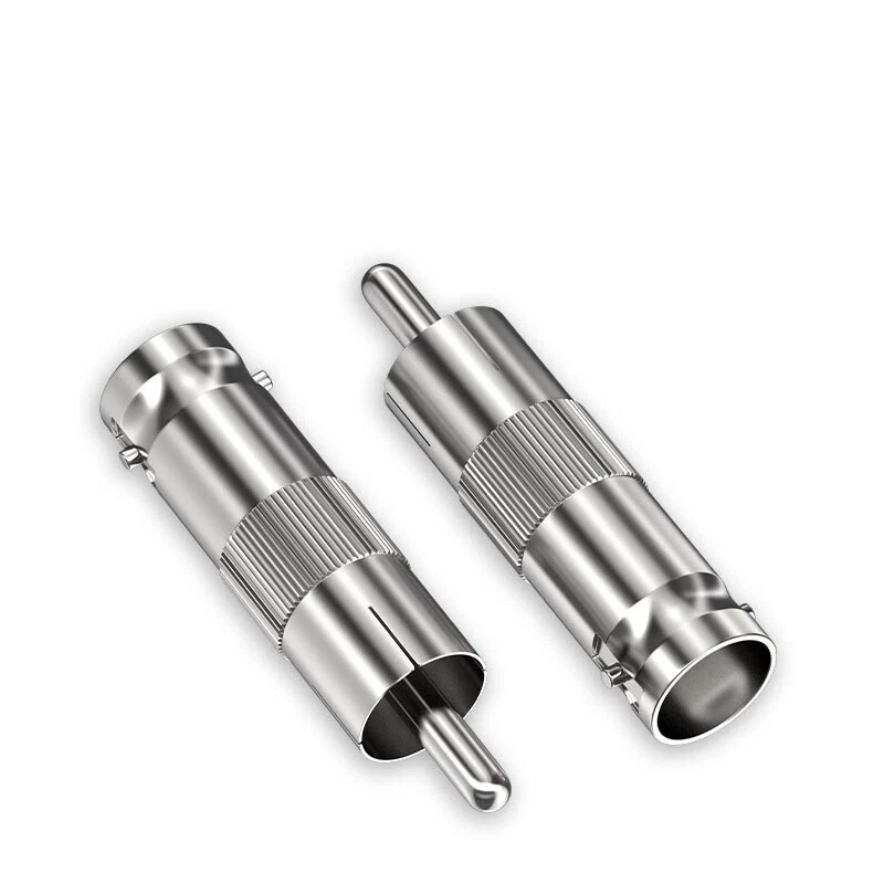 RCA Male Plug To BNC Female Jack Adapter Coax Video Connector Cable Coupler CCTV - Image 2 of 4