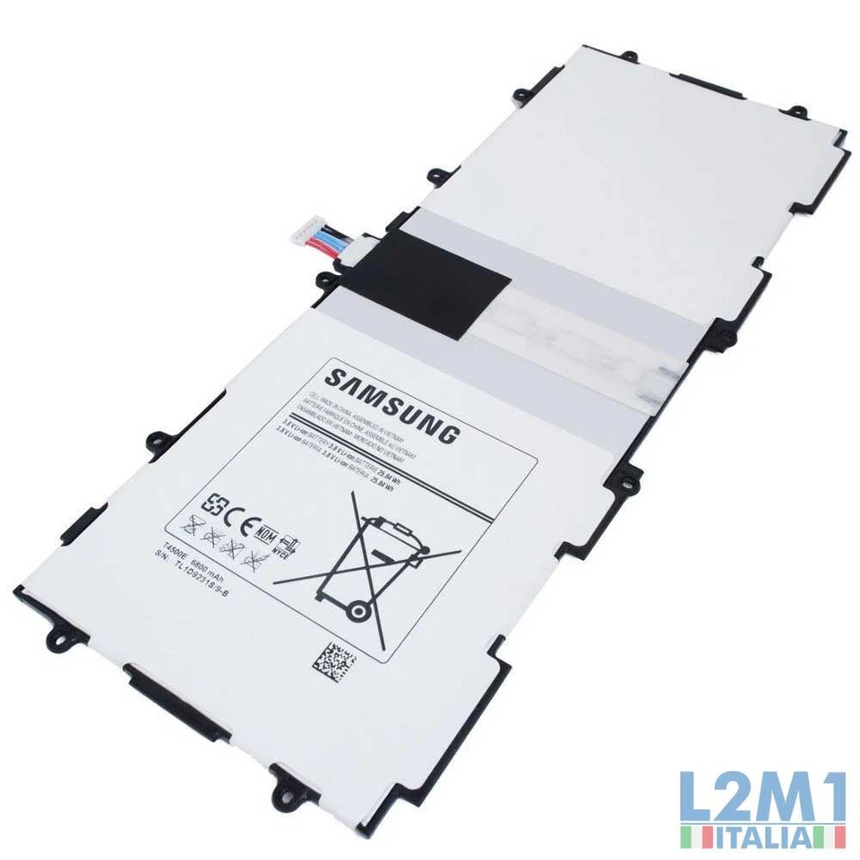 BATTERIA ORIGINALE 6800MAH PER TABLET SAMSUNG GALAXY TAB 3 10.1 GT-P5200 P5200