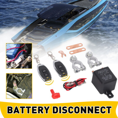 Car Battery Disconnect Switch Remote Control Power Kill Master Isolator Cut Off