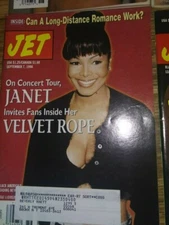 JET Magazine September 7, '98 JANET JACKSON,+ 3 ISSUES, good-fair cond.