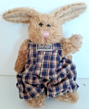 Boyds Bear plush brown Rabbit in jumper Oliver 6" with tag