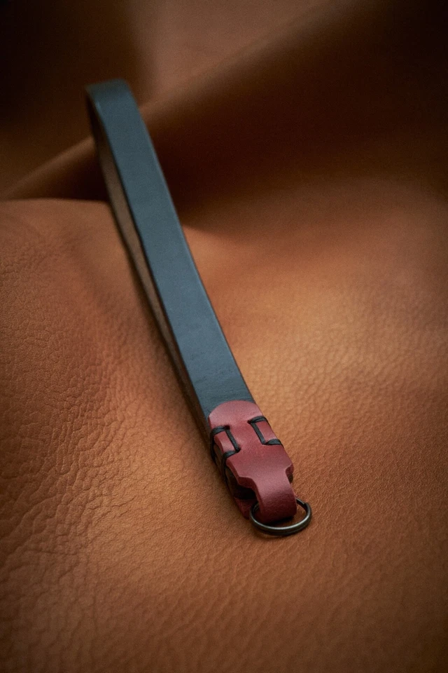 C.K Mike handcrafted Horween leather wrist strap - Image 2 of 4