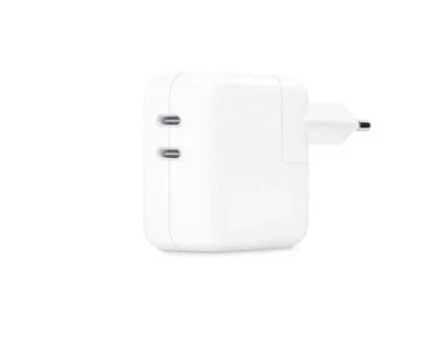 Apple Chargeur 35W Double USB-C iPhone iPad Montre MW2K3 - Photo 1/3