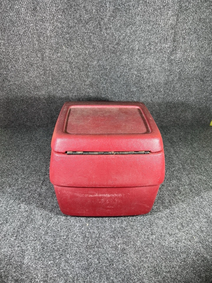 1992-1996 Ford F-150 F-250 F-350 Bronco Center Console Cup Holder Red OEM - Image 3 of 4