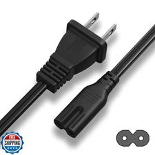 6Ft TV Power Cord for Samsung TV UN65KS8000FXZA UN40J5200AFXZA LG 43UH6100 TC
