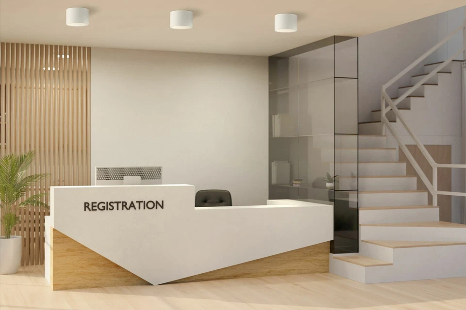 Access Lighting 50007LEDD/ACR-120V Reel 8"W LED Flush Mount - White - Image 3 of 4