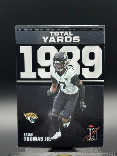 2025 Topps Signature Brian Thomas Jr. Base (RAW)