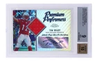 2005 TOM BRADY TOPPS CHROME PREMIUM PERFORMERS (RPA) #6/40 PPTB TOM BRADY JSY AU