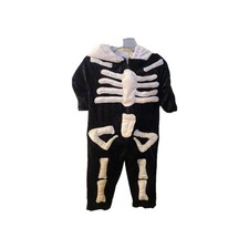1 Pce Hooded Skeleton Costume Sz 4T