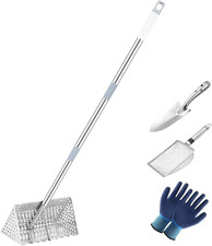 Sand Rake for Beach,, 65 Inches Long Handle Sand Sifter for the Beach