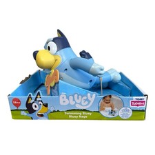 TOMY Toomies Swimming Bluey Toddler Bath Bluey Toy With Pull String Seahorse New