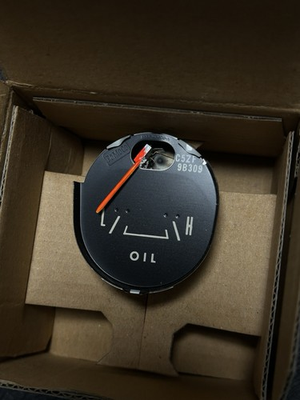 #ad 65 66 Mustang Fastback Oil Pressure Gauge C5ZF 9B309 FoMoCo Ford License Product $54.98